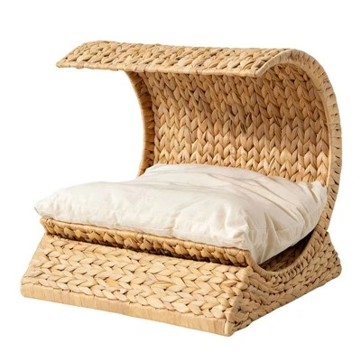 Halbmondförmiges Katzensofa/Bett/Haustierbett in Hyazinthenform